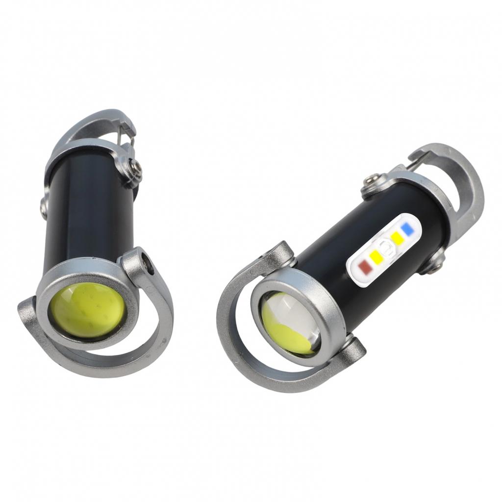 Mini Keychain Flashlight USB Rechargeable Flashlight Lightweight Design