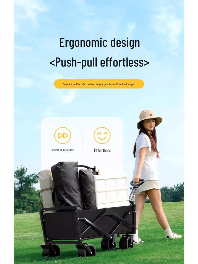Multifunctional Off-Road Folding Camping Cart for Kids