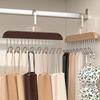 Solid Wood Hanger Hook Women Storage Bra Hanger Household Belt Hanger Durable 8 Hooks Rack Closet Clothes Organizer Storages