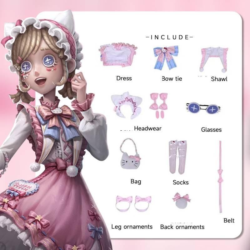 

Identity V Sanrio Joseph Desaulniers Emma Woods Game Characters Cosplay Costumes Emma Woods,XXL