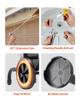 Diaphragm Airless Paint Sprayer, 1800 W Efficient Cart Airless Paint Sprayer, 3300 Psi High Pressure, with Extension Pole, Cleaning Needle and Brush,