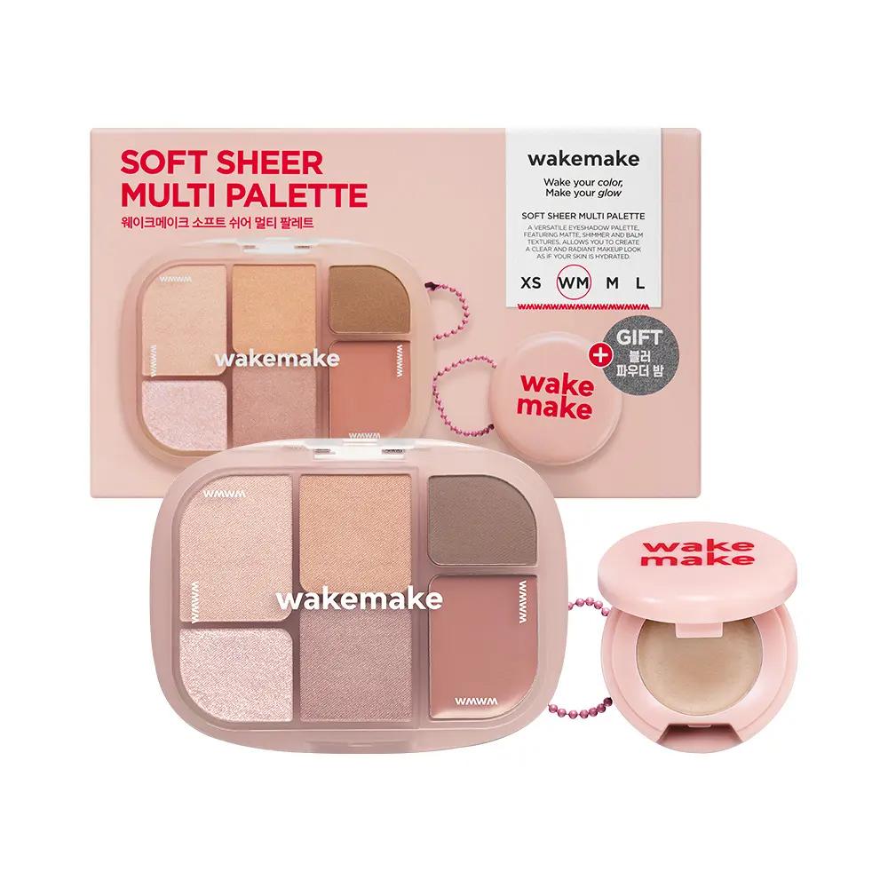 WAKEMAKE Soft Sheer Multi Palette [Powder Balm Set] 11 Tender Beige 11 Tender Beige