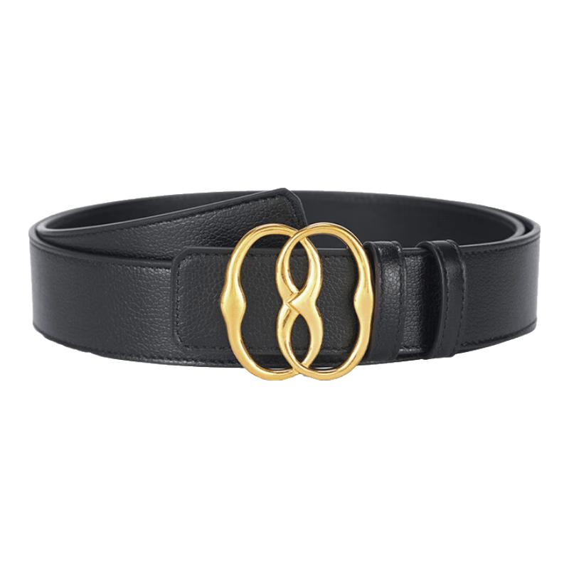 BALLY Men s Business Leather Plate Buckle Belt 95cm