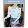 Women Casual Long Sleeve Polyester Shirt With Embroidery
