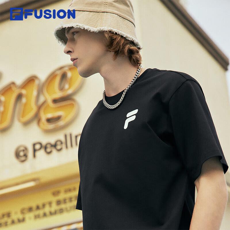FILA FUSION Unisex Knit Short Sleeve T-Shirt