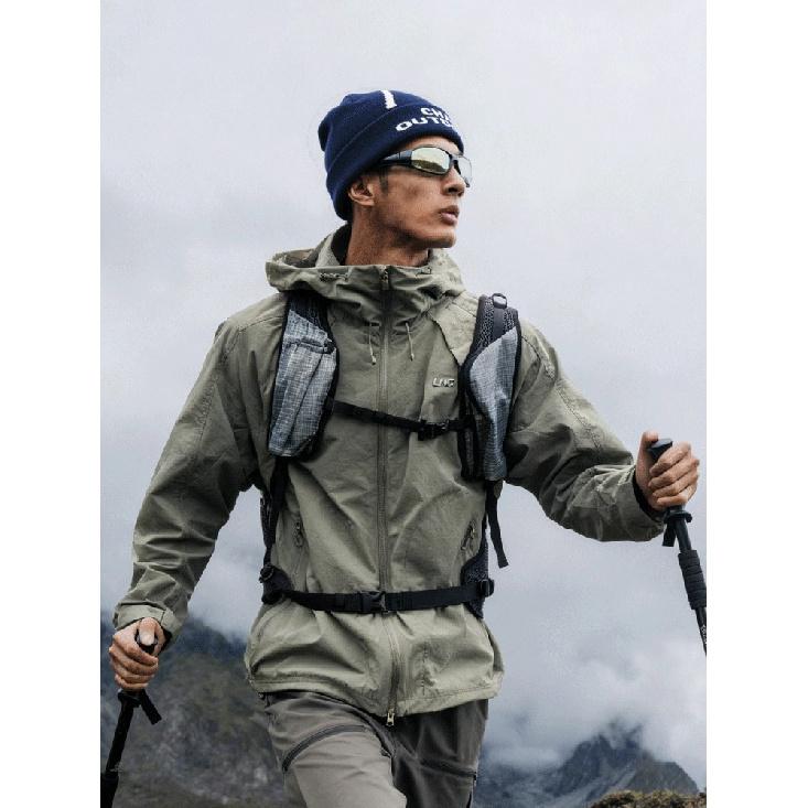 Mountain-style beanie for men, suitable for autumn outdoor hiking and mountaineering, knitted hat with a large head circumference, loose fit, and