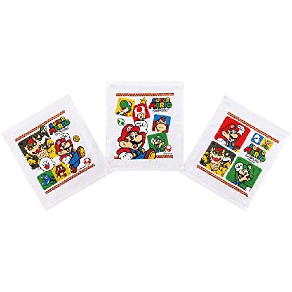 Skater (Skater) OAC1T-A Towel 3-Pack Set Super Mario 23