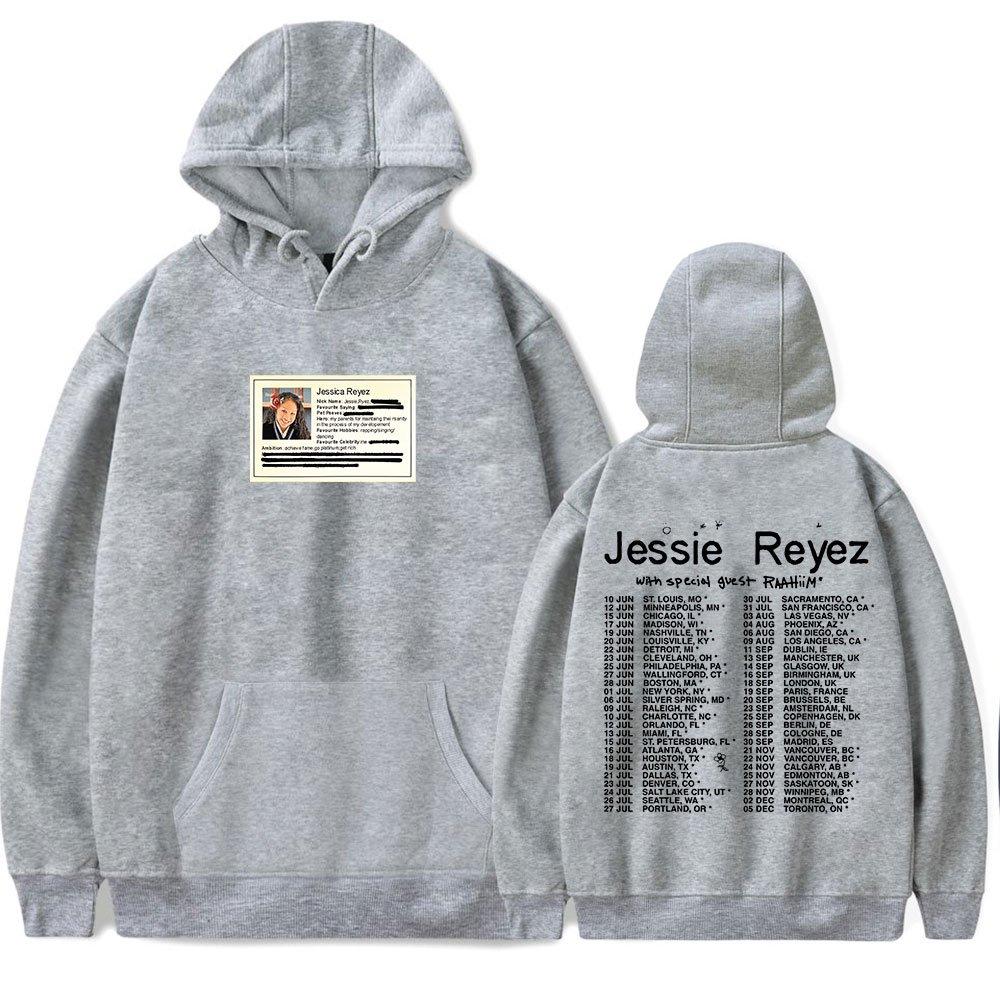 Jessie Reyez bringt die In Memories Tour Hoodies Merch Damen Herren Mode Lässige Kapuzenpullover