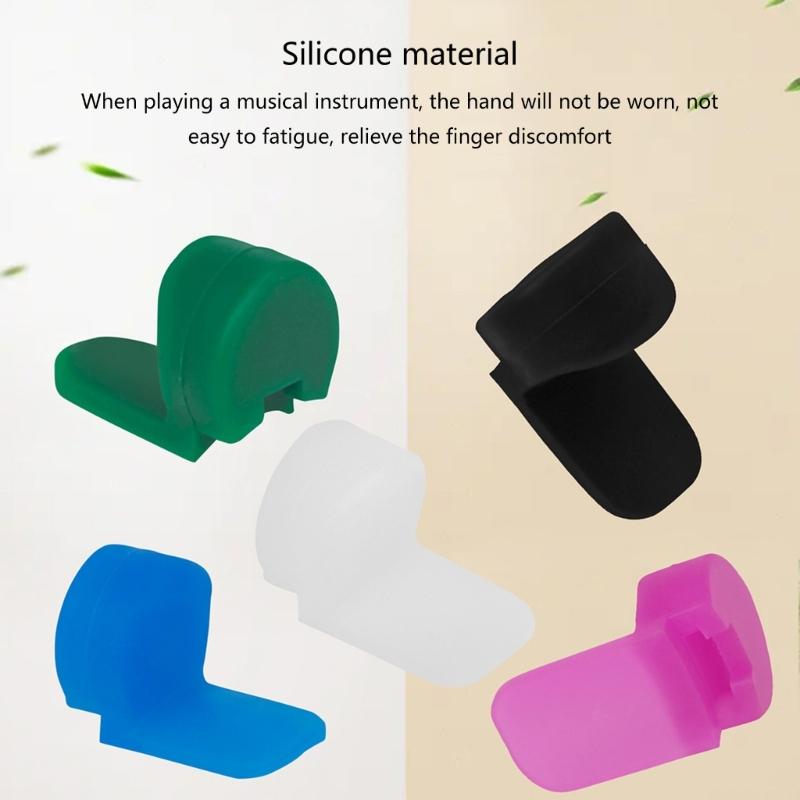 Silicone Clarinet Oboe Thumb Rest Cushion Clarinet Thumb Protector Finger Rest Protector Pads for Woodwind Instruments