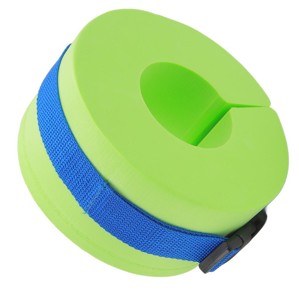 Schwimmmanschette Grün Verdicken Knöchel Arme Schwimmhilfe Schwimmmanschette mit Schnalle für Schwimm-Fitnesstraining