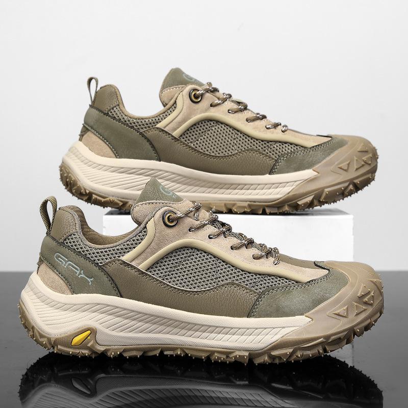 

Повседневная уличная обувь для альпинизма, мужская летняя дышащая противоударная нескользящая внедорожная амортизирующая обувь для бега, обувь для хайкинга 44