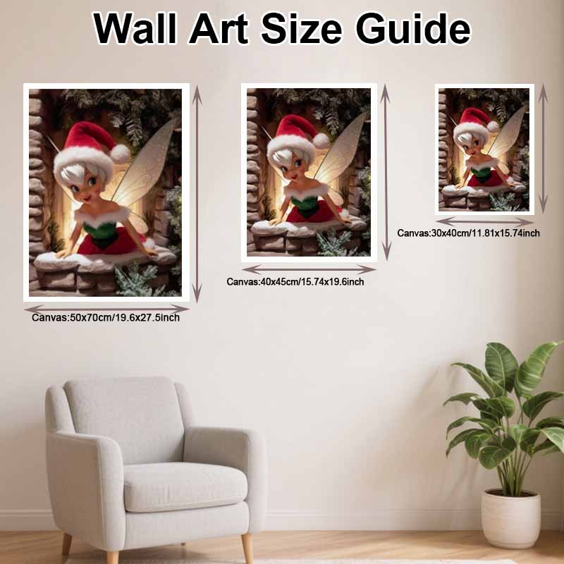 Disney diamond painting full drill 5D Tinkerbell Christmas fairy diamond art home decor creative crafts