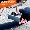 A3 MAX 150 PSI Bezdrátový přenosný hustilka na kolo Displej tlaku Vybavení Mini elektrická vzduchová pumpa pro pneumatiky jízdních kol a automobilů