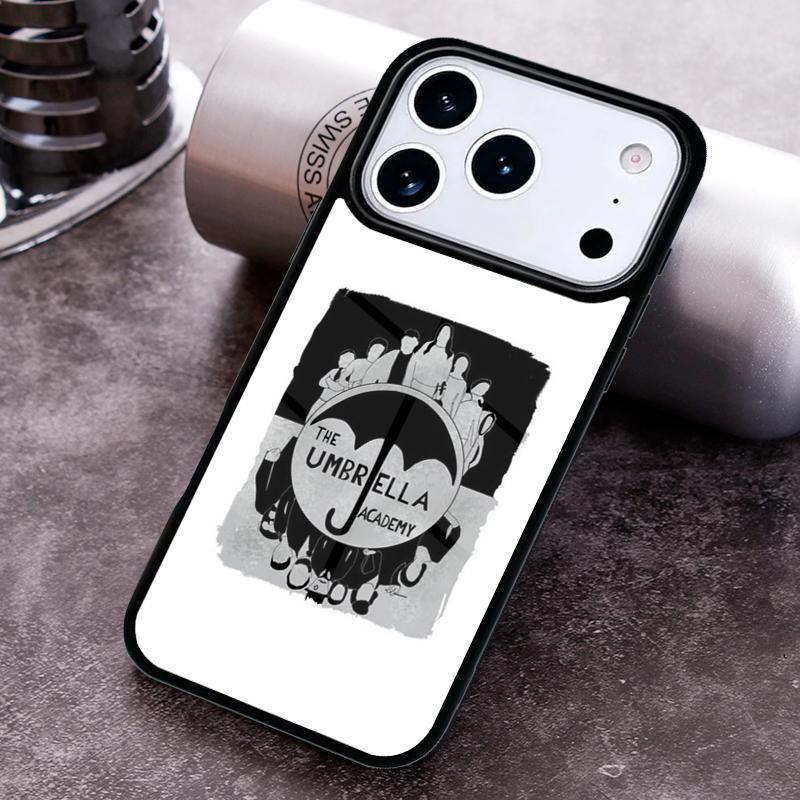 Umbrella Academy Logo Phone Case For iPhone 17,16e,15,14,13,12,11,Mini,Pro,MAX soft Silicone Cover