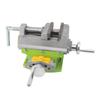 3 Inch Drill Press Vise 2 Way Movement Aluminum Alloy Cross Sliding Flat Vise for Bench Drilling