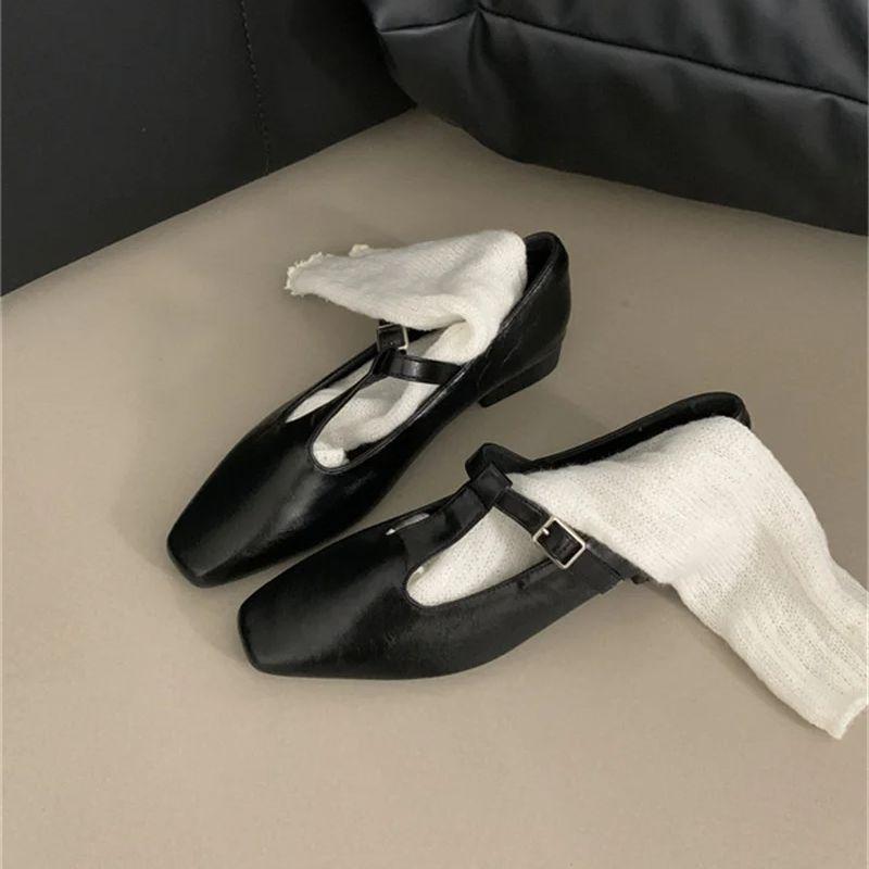 Fashion Bailamos Soft Women Ballat Flats Women Leather Shoes Low heels Loafers Slip On Lazy Shoes Drive Handmade Girls  Shoes