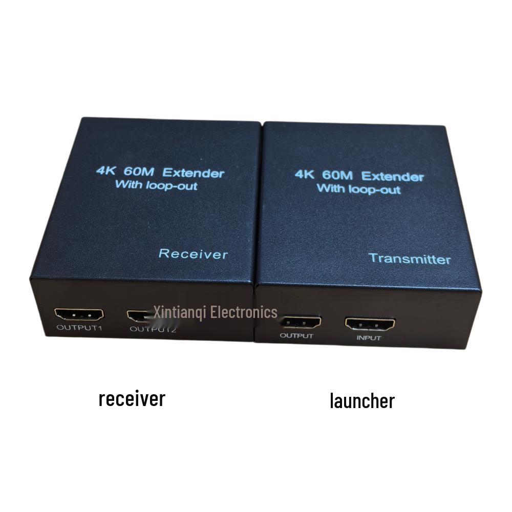 4K60m HDMI to RJ45 Network Extender with Local Loop-out DVR
