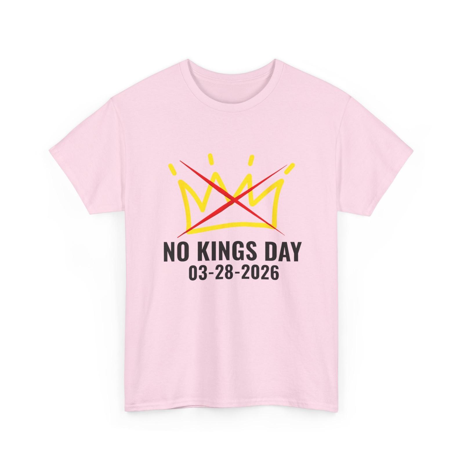 No King March 28 No King Day Political Shirt S