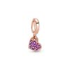 Tilted Heart Pavé Pendant Women Jewelry 789404C03