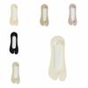 Anti-slip Breathable Invisible Boat Socks Ultra Thin Ice Silk Toe-separated Socks Solid Color Sheer Toe Socks Women Use