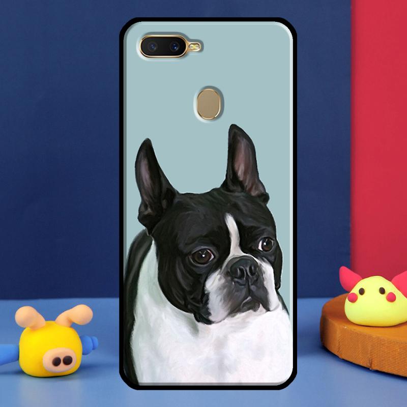 Boston Terrier Hund Für Oppo A54 A57 S A78 A58 A98 A5 A9 A91 A15 A16 A17 A52 A72 A76 A96 A74 A94 A77 Handyhülle