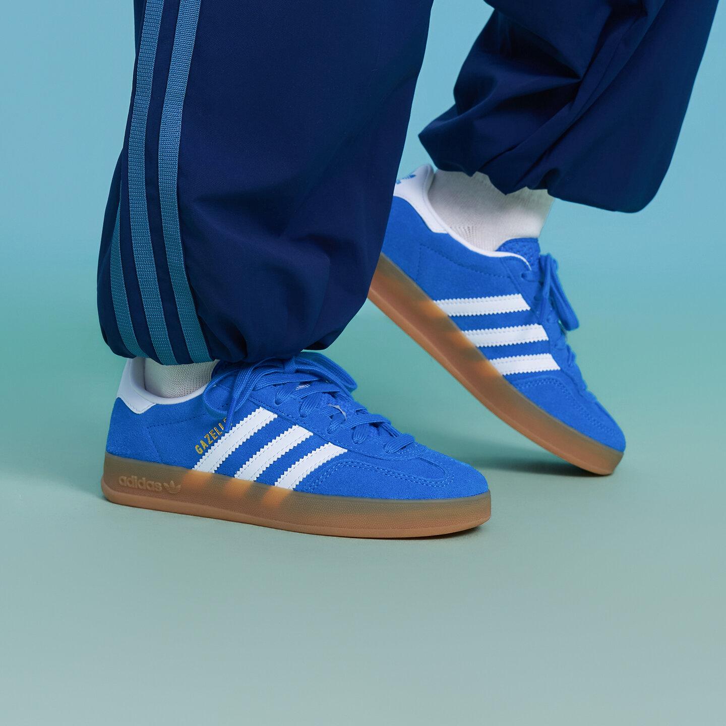 adidas Gazelle Indoor Blue Bird White Gum (PS) 28