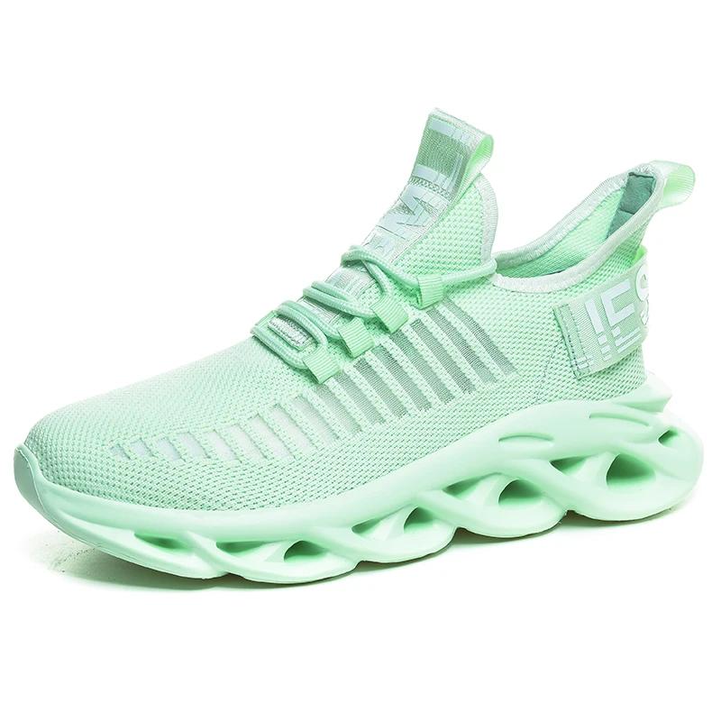 Man Running Sneakers, Kids Breathable Sports Shoes For Women Light Low Top Men'S Mesh Jogging Casual Shoes Large Size 28-48