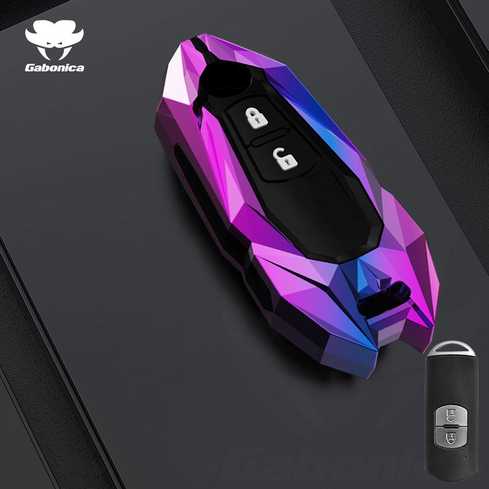 New 2 3 Buttons Zinc Alloy Car Key Fob Case Cover For Mazda 2 3 6 Atenza Axela Demio Cx30 Cx-4 Cx-5 Cx5 Cx-3 Cx7 Cx8 Cx-8 Cx-9