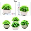 Artificial s PU Material Potted Ornament Housewarming Gifts Craft Bonsai Small for Garden Desktop