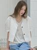 Avant-G Lace Puff Blouse Jacket - Ivory
