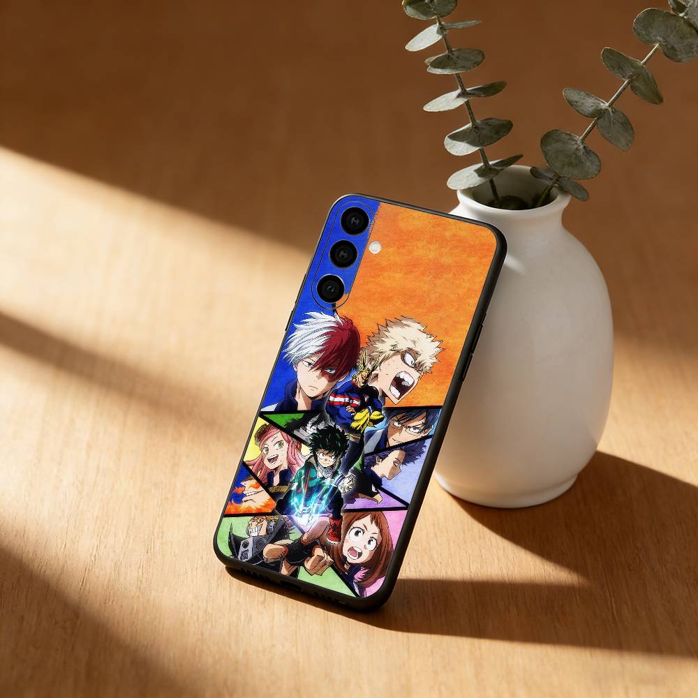 B-Boku no Hero A-Academia Phone Case For Samsung GalaxyA13,21s,22,31,32,52,53,71,72,73,Soft Black Cover Samsung a51 4g