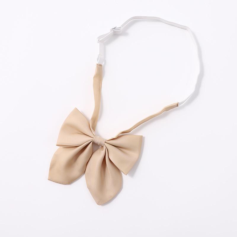 Solid Color Rabbit Ear Shape Butterfly Bow Tie Student Uniform Accessories