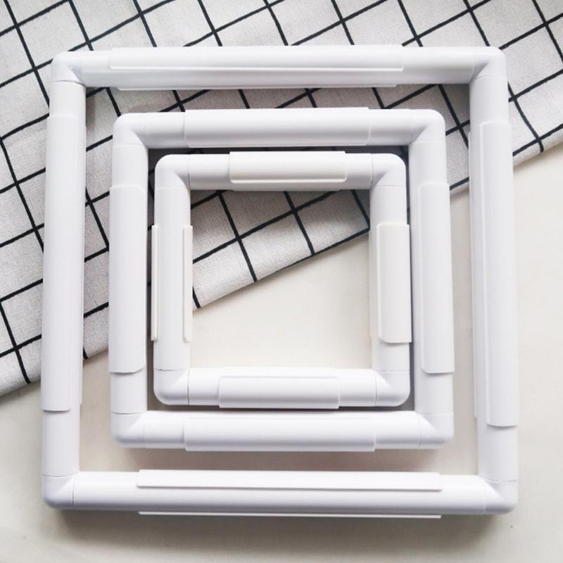 Pack of 3 Embroidery Hoops Featuring Easy Installation Portable Designs Ideal for Crafting Use