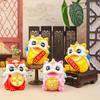 Cute Mini Fortune Dance Lions Figurine Blessing  Year Dance Lions Statue Chinese Style Lucky Small Ornament