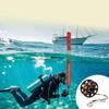 Scubas Diving Spool Finger Reel Plastic Spool Finger Reel with Double Ended Hook Cave Diving Equipment Enduring