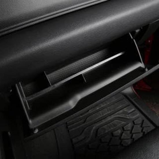 Motrobe Glove Box Organizer for Dodge 2019 2020 2021 2022 2023 RAM 1500 ABS Organizer Divider Accessories Black