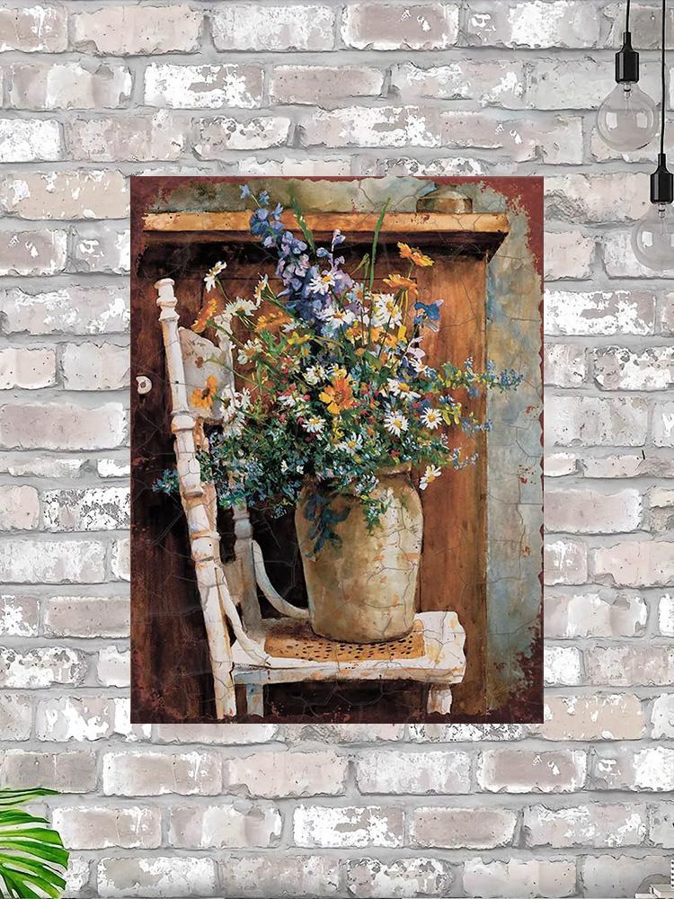

Metal sign Field flowers, aluminum, 20x30 cm