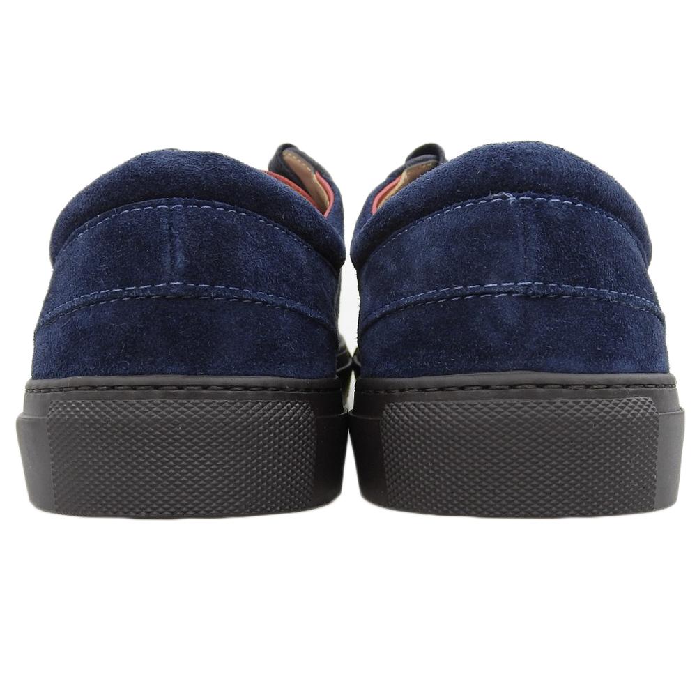 lobb's Men's velour lace-up shoes, navy, size 42, IMLB602 shoes 42 NavyUsed