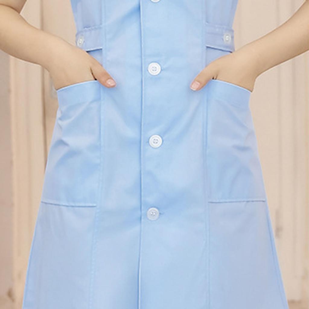 Dámská módní panenka Krátký rukáv ke krku Jednobarevné Nosit šaty