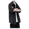 Men's Summer Ice Silk Short-Sleeve Shirt: Casual, Ascetic Style, High-End Feel