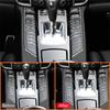 For Porsche Paramela 2010-2017 Carbon Fiber Car Gear Shifter Multifunction Buttons Panel Frame Decoration Sticker Interior Parts