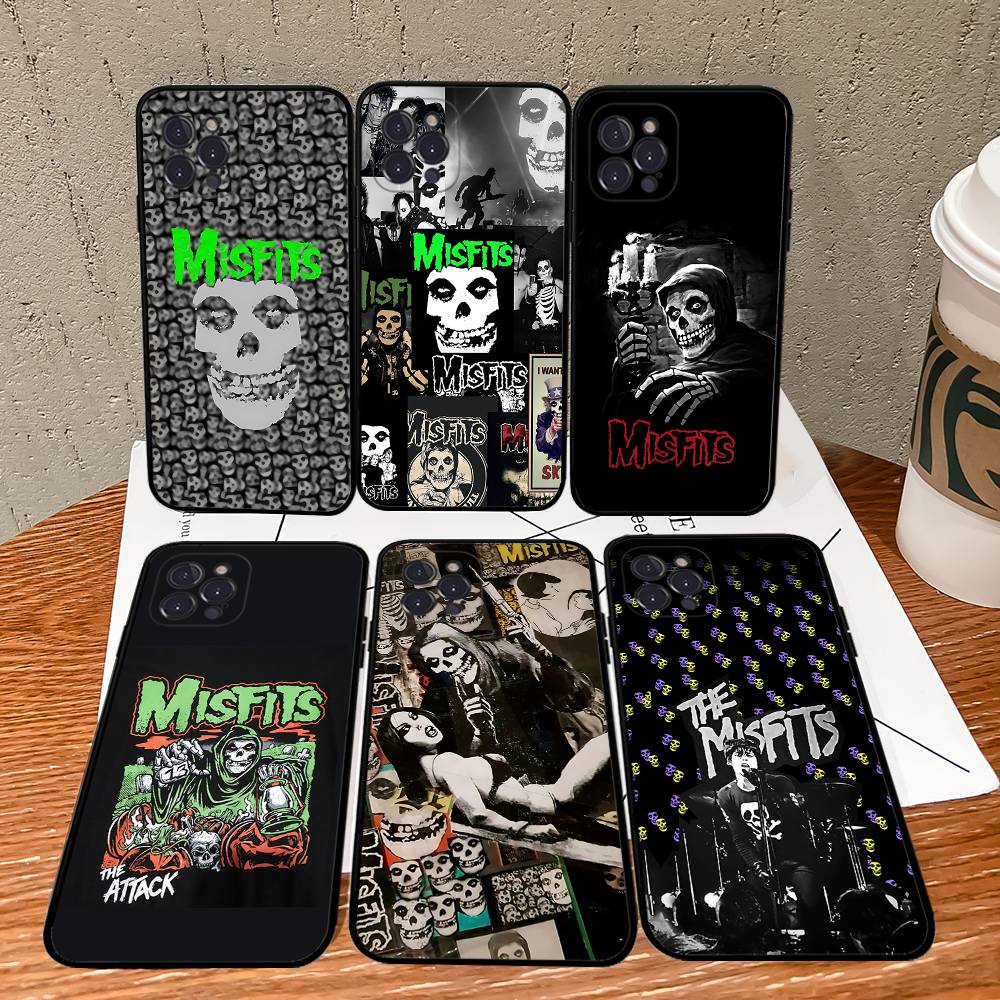 The M-Misfits G-Glenn Danzig Phone Case For IPhone 16 Pro Max 15 17 Plus 14 13 12 Mini 11 Black Cover