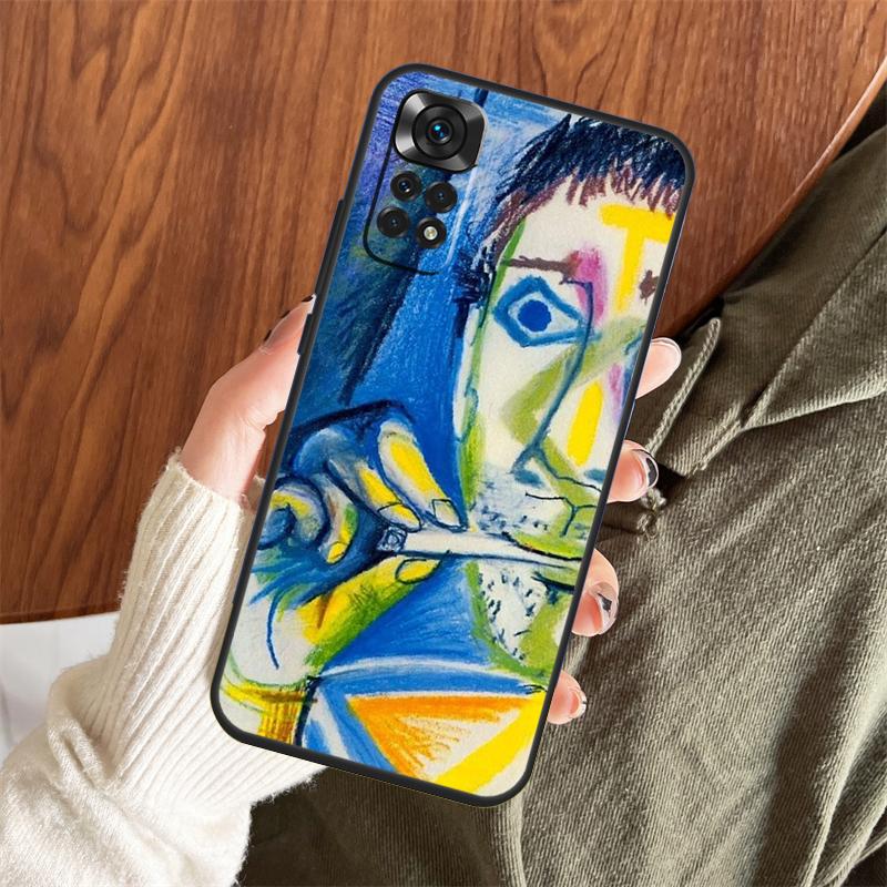 Picasso Abstract Art Painting Case For Xiaomi Redmi Note 13 14 Pro 12 11 10 15 Pro Plus Redmi 15 C 13 10C 12C 13C 14C Cover