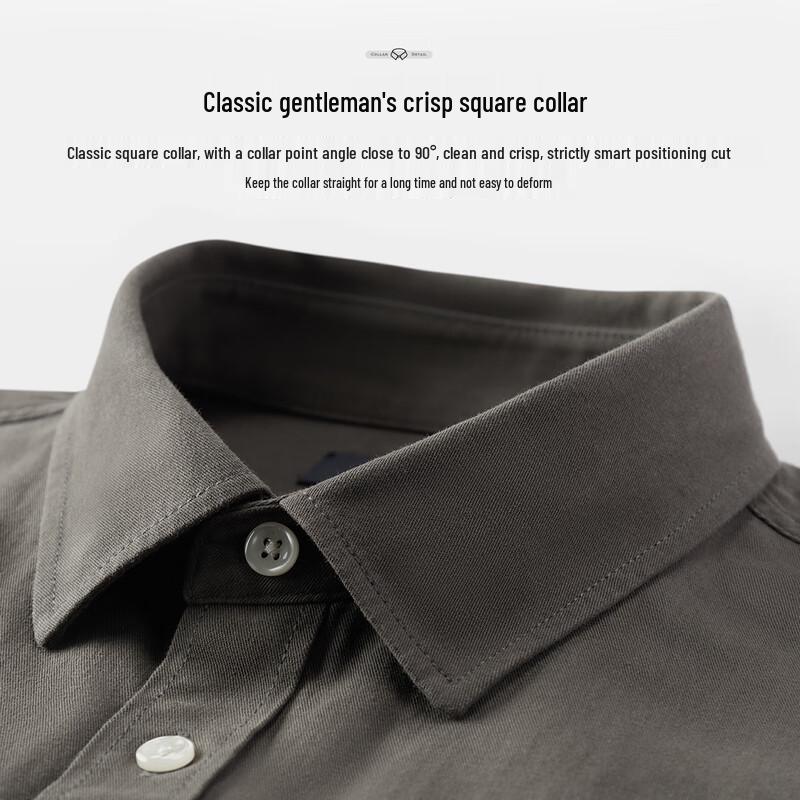 Shanshan 100-Count Pure Cotton Men's Long Sleeve Shirt