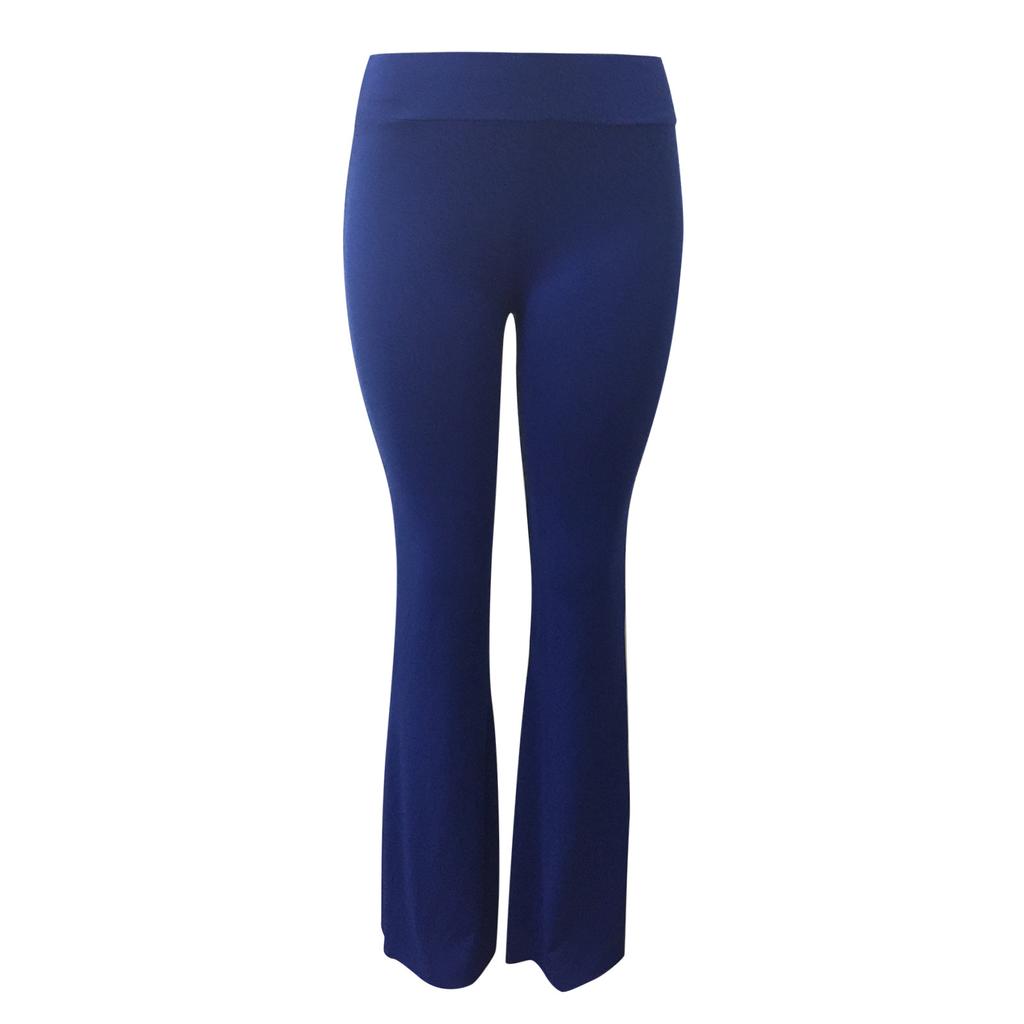 Women's Sexy Slim Fit Big Flared Yoga Pants Slim Stretch Wide Leg Pants