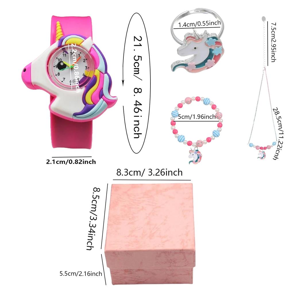Cute Silicone Strap Children's Watch for Girls Cute Cartoon Quartz Watch for Boys and Girls Children's Watch for Boys and Girls