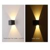 6W/10W LED Wall Light Outdoor Waterproof IP65 Porch Garden Wall Lamp & Indoor Bedroom Bedside Decoration Lighting Lamp Aluminum