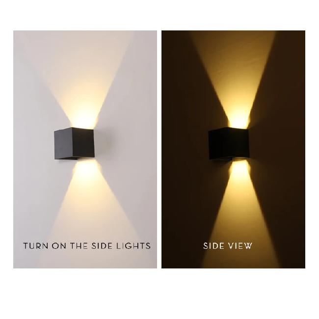 6W/10W LED Wall Light Outdoor Waterproof IP65 Porch Garden Wall Lamp & Indoor Bedroom Bedside Decoration Lighting Lamp Aluminum