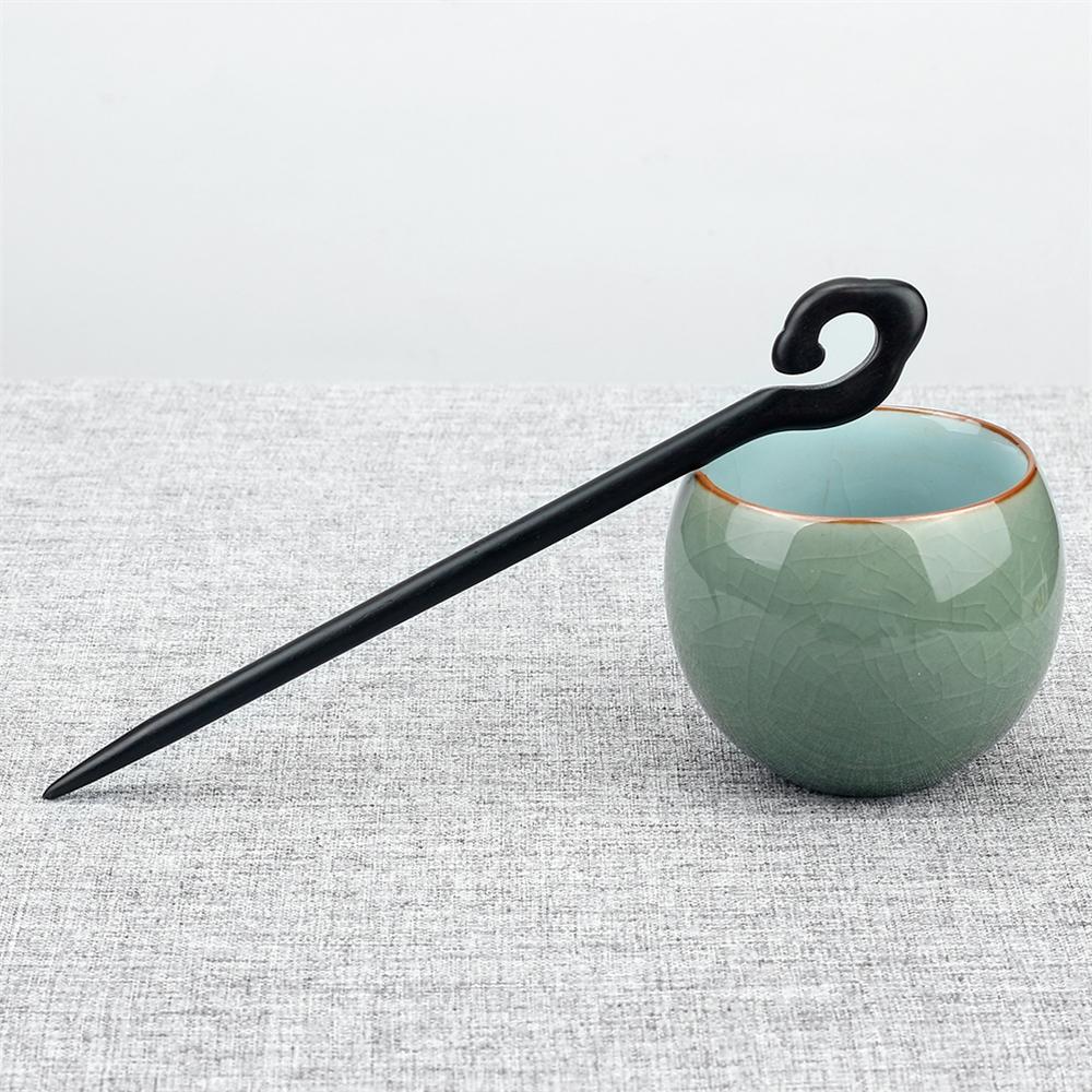 34 Styles Natural Black Sandalwood Hair Sticks High Quality Hairpin for Women Girls Antiquity Chopstick Shaped Hair Clip Jewelry