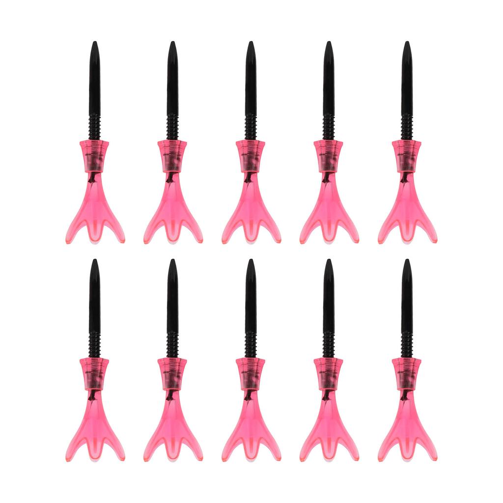 10pcs Plastic Golf Tee Ball Holder Adjustable Height Stable Practice Aids Accessories Gift for